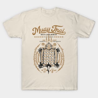 Classic Muay Thai Tattoo Turtle T-Shirt